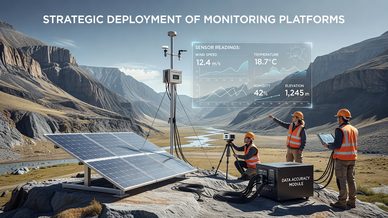 Strategic Deployment of Monitoring Platforms in Remote Valley Formations for Enhanced Data Accuracy
